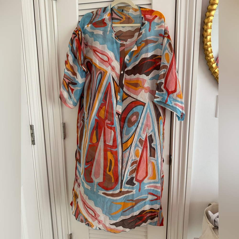 Emilio Pucci Multicolor Patterned Fabric